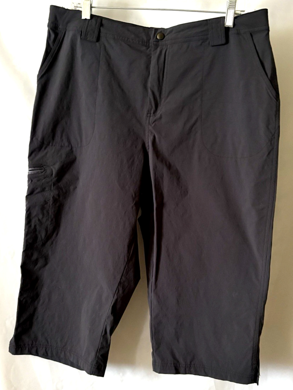 LL Bean Sorts Chino Mens Size Large Carbon Navy Standard Fit Zipper Up